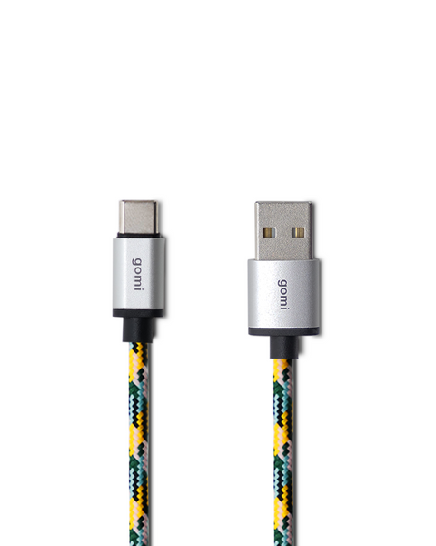 Goji Cable gomi Charging Cable USB-A to USB-C 1.5m Made From Recycled Materials