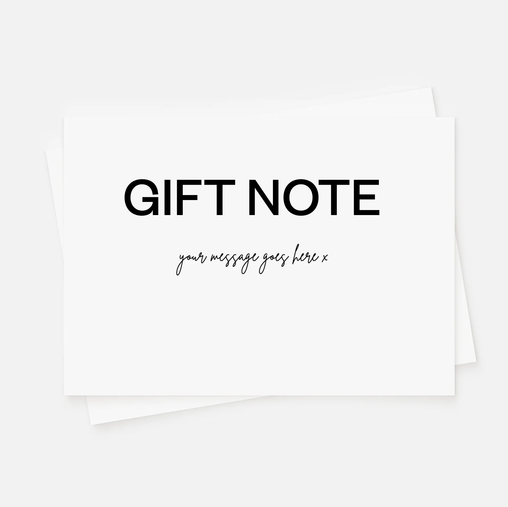 Gift Note.