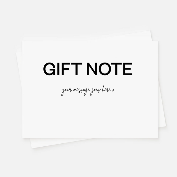 Gift Note.